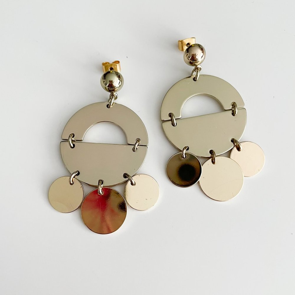 J. Crew Factory Golden Mobile Drop Earrings
